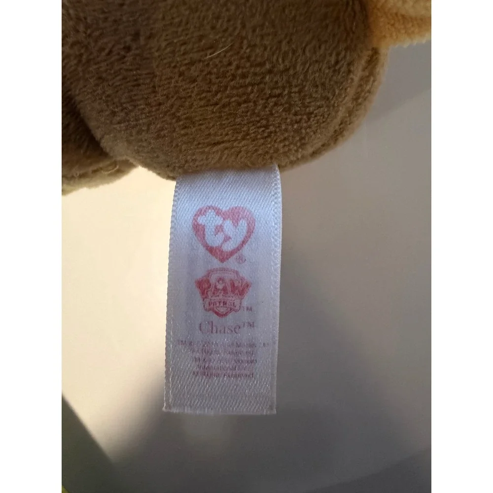 Paw Patrol Chase Plush and paw patrol chase Ty Beanie Boos Toys 6-7 Inch